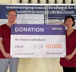 exocad sostiene l’organizzazione non profit Mini Molars Cambodia