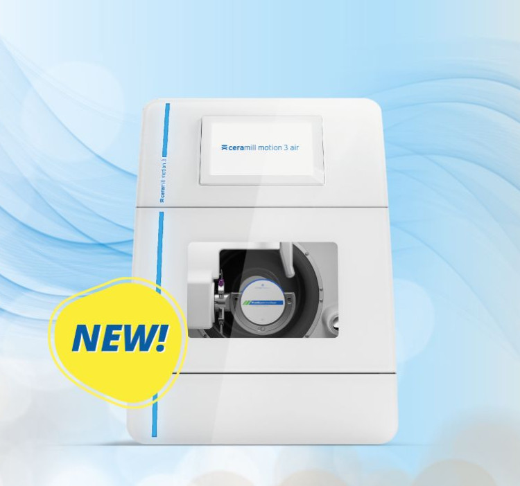 Ceramill Motion 3 Air: La soluzione universale per studi dentistici e laboratori odontotecnici